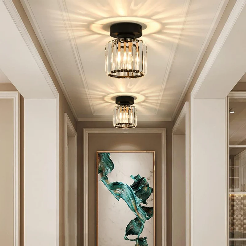Glass Hallway Ceiling Lights