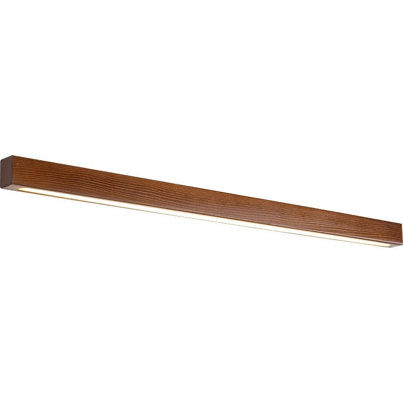 Wood Simple Mirror Bathroom Wall Lighting