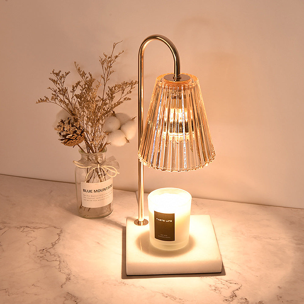 nordic candle warmer, brown glass lamp, bedroom wax warmer, flameless candle lamp, dimmable candle warmer, candle warmer with timer, modern wax warmer, electric candle lamp, safe candle alternative, stylish home decor lamp, GU10 bulb warmer, CE certified candle lamp, eco-friendly wax warmer, adjustable brightness lamp, contemporary candle warmer